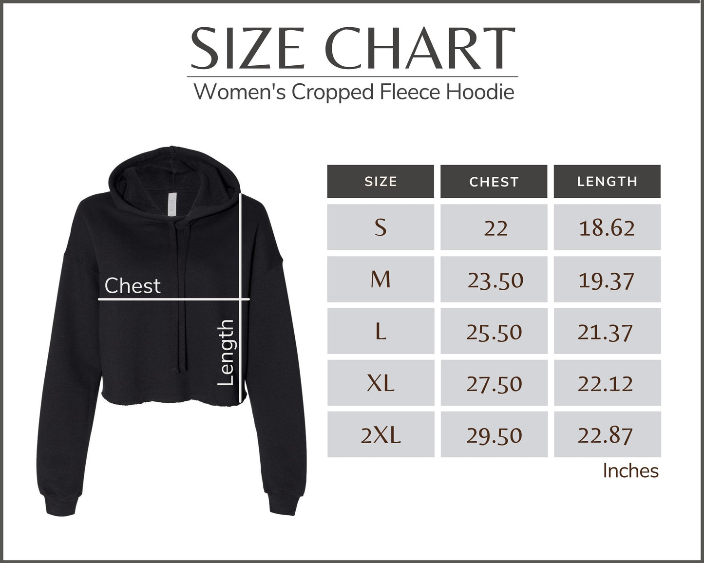 Volleyball Stacked | Gators | MYB | Madisonville Youth Boosters | Crop Hoodie
