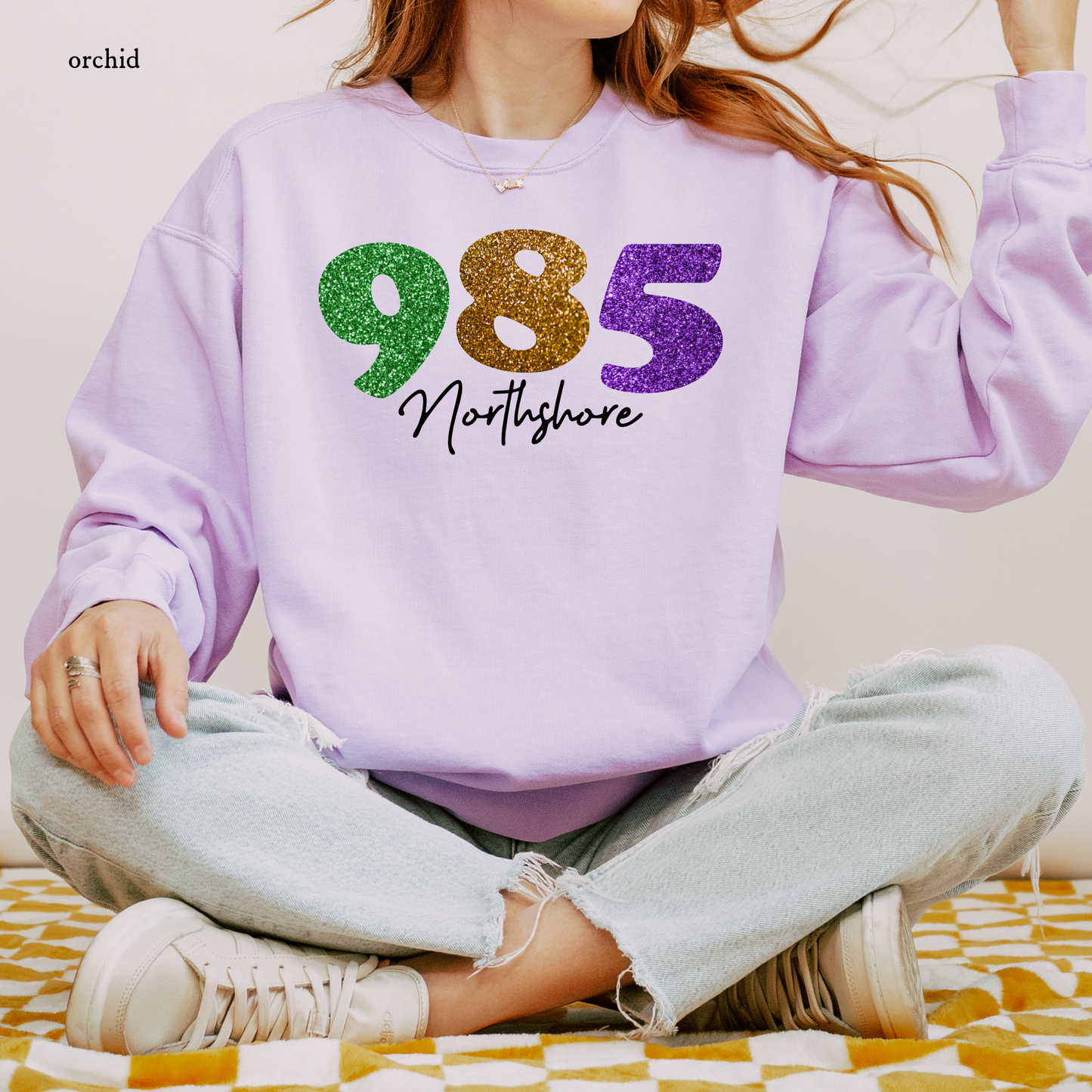 985 Northshore | Mardi Gras | Comfort Color Sweatshirts