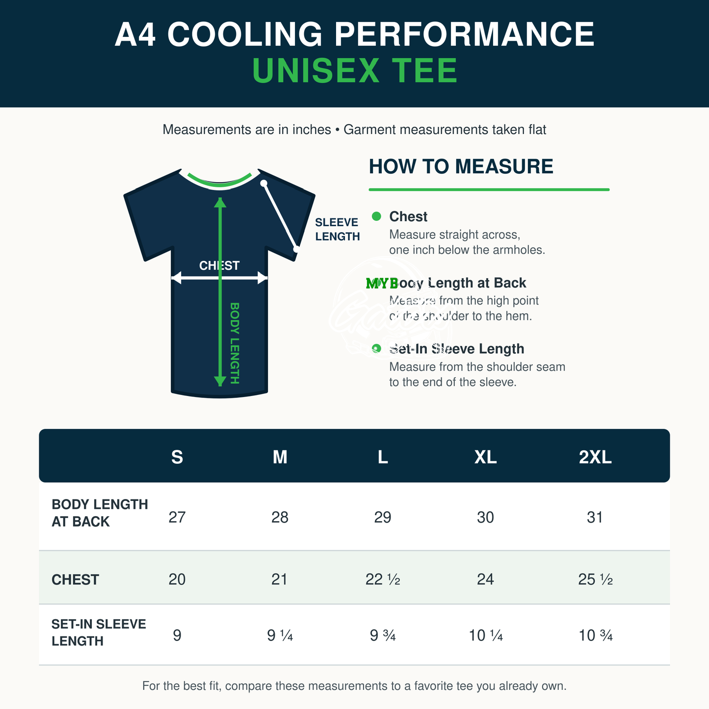 A4 Performance Cooling Tees- MYB Gators Megaphone Cheer