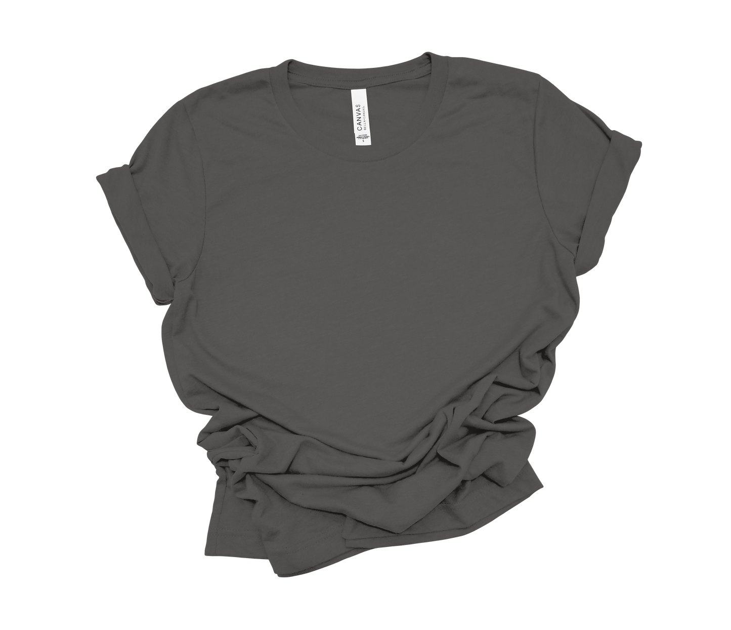 Asphalt Grey Solid Color Bella & Canvas Tees | ADULT | 3001