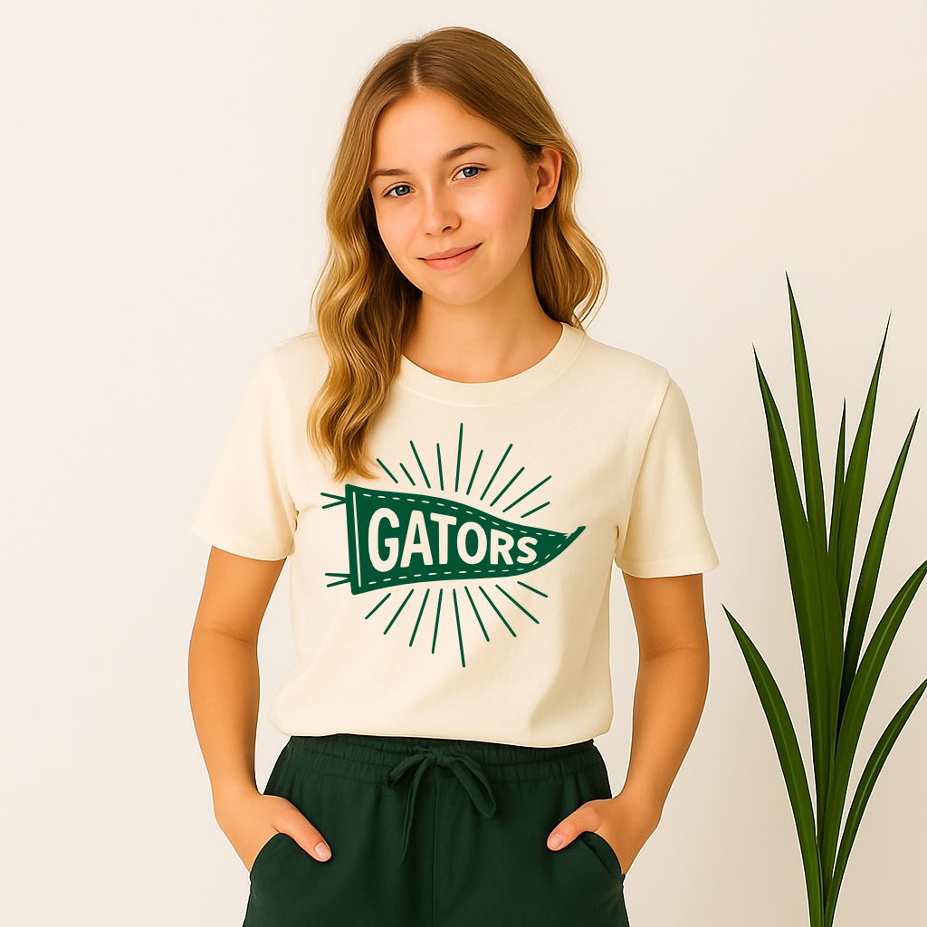 BWE Gators Pennant Flag T-shirt