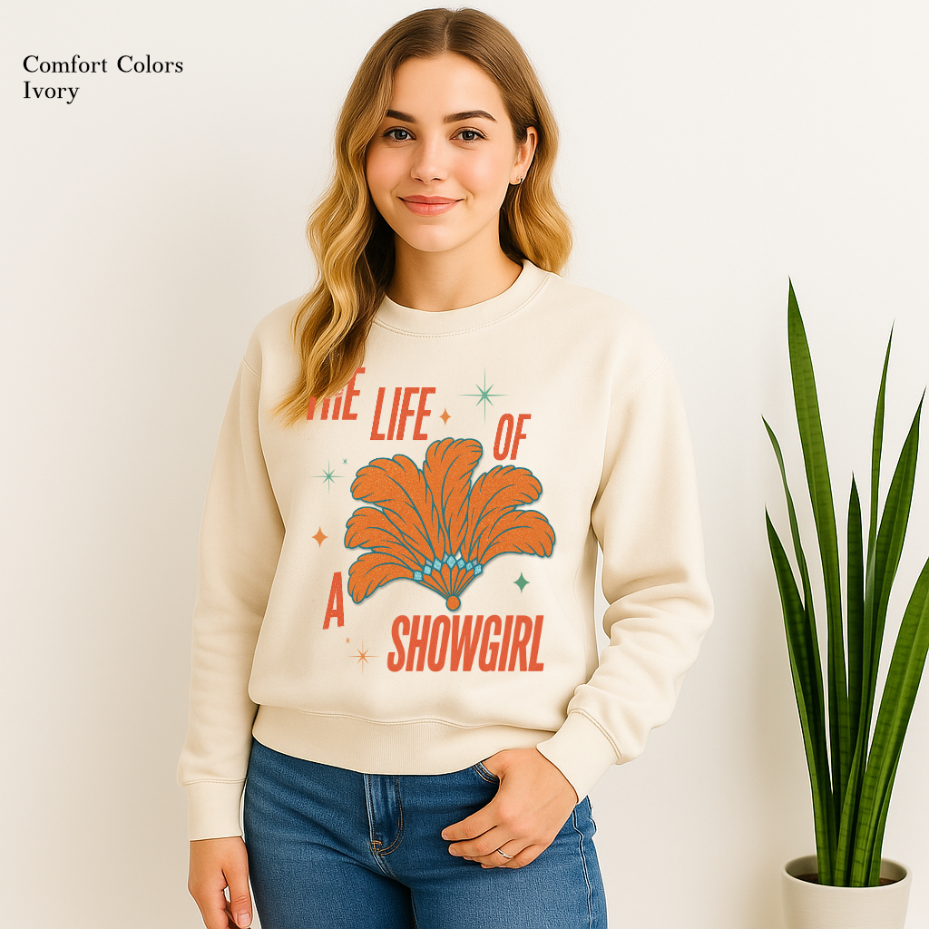 Life of a Showgirl Ivory Sweatshirt