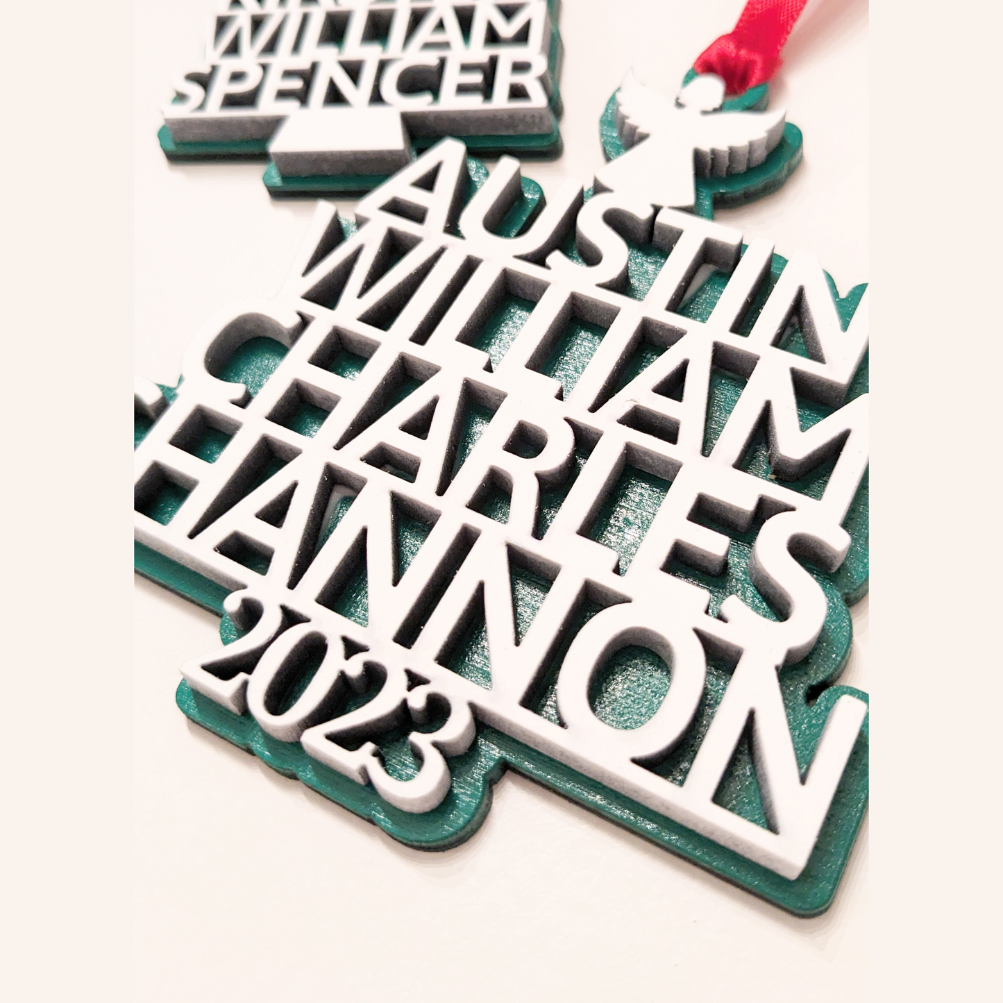 Custom Family Christmas Tree Ornaments
