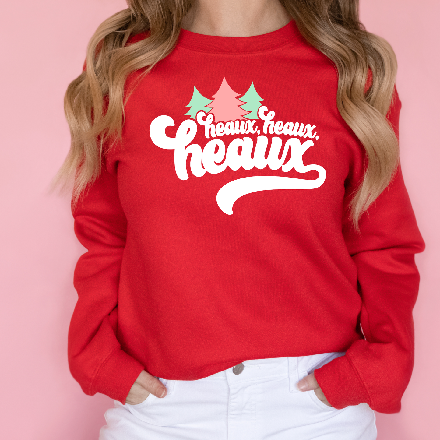 Heaux Heaux Heaux Christmas Tree Tee | Christmas Independent Trading Comp. Sweatshirts
