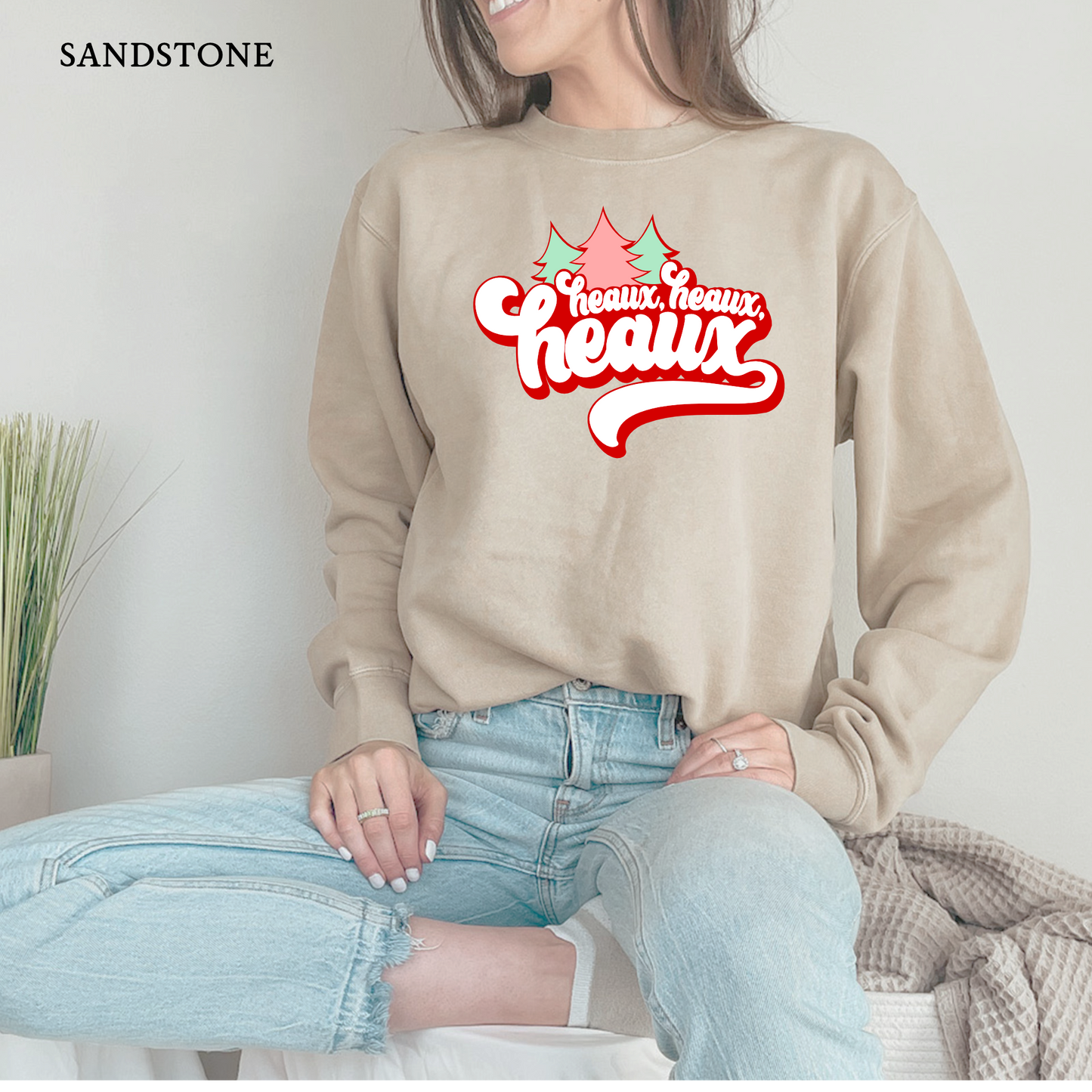 Heaux Heaux Heaux Christmas Tree Tee | Christmas Independent Trading Comp. Sweatshirts