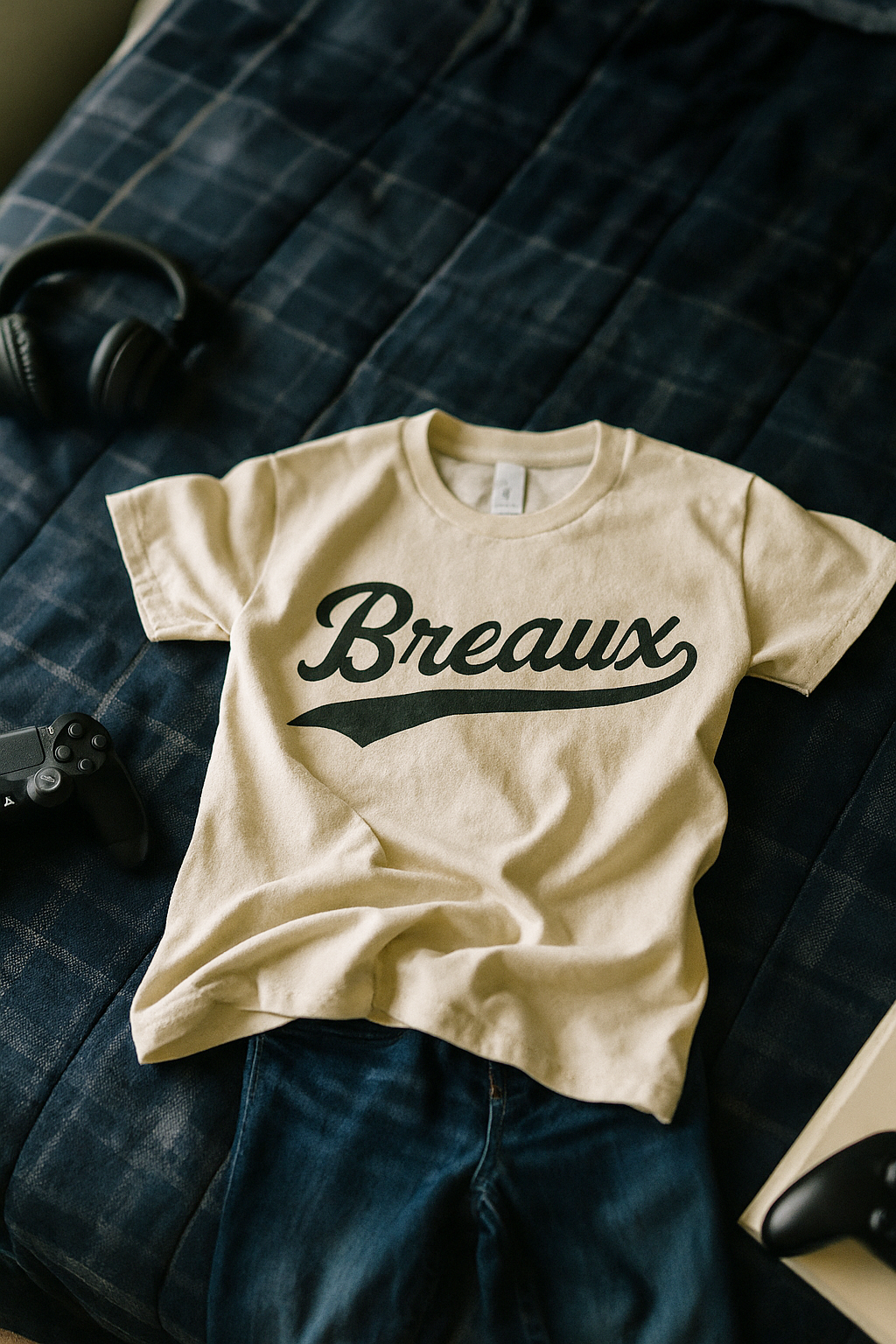 Breaux (bro) flat lay shirt