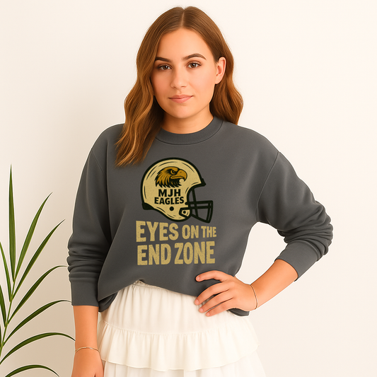 Madisonville Jr High Football Sweatshirt – Eyes on the End Zone