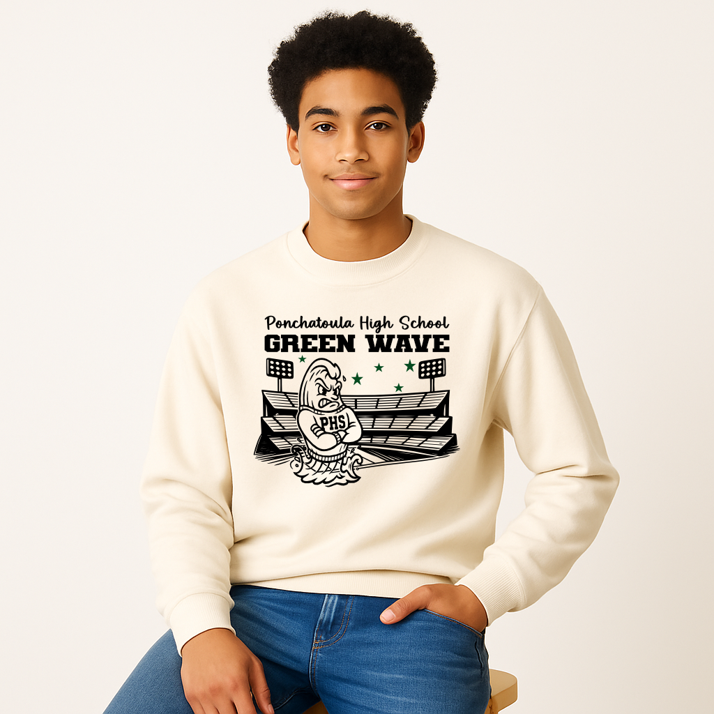 Ponchatoula High Friday Night Lights Green Wave Sweatshirt