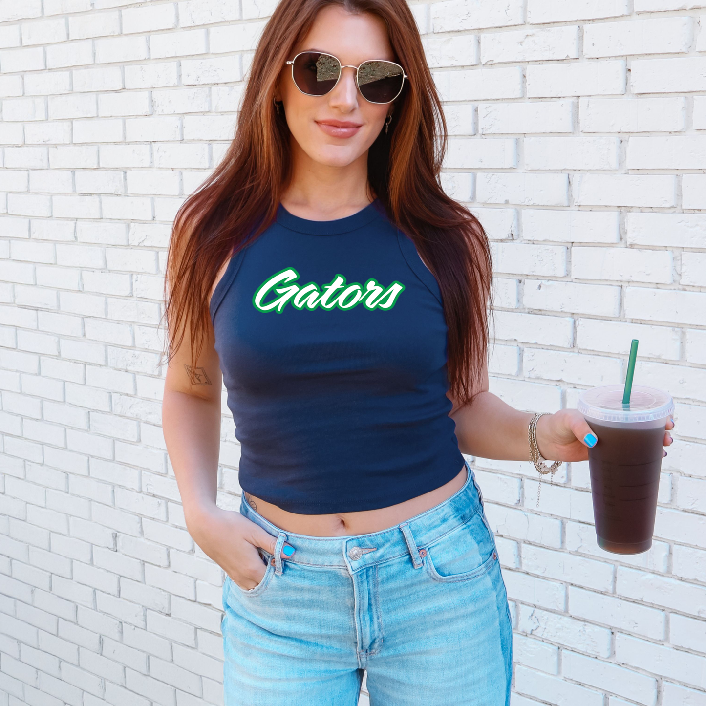 Gators Logo | Crop Top Tank