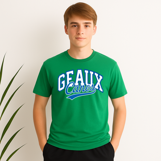Geaux Canes varsity T-shirt