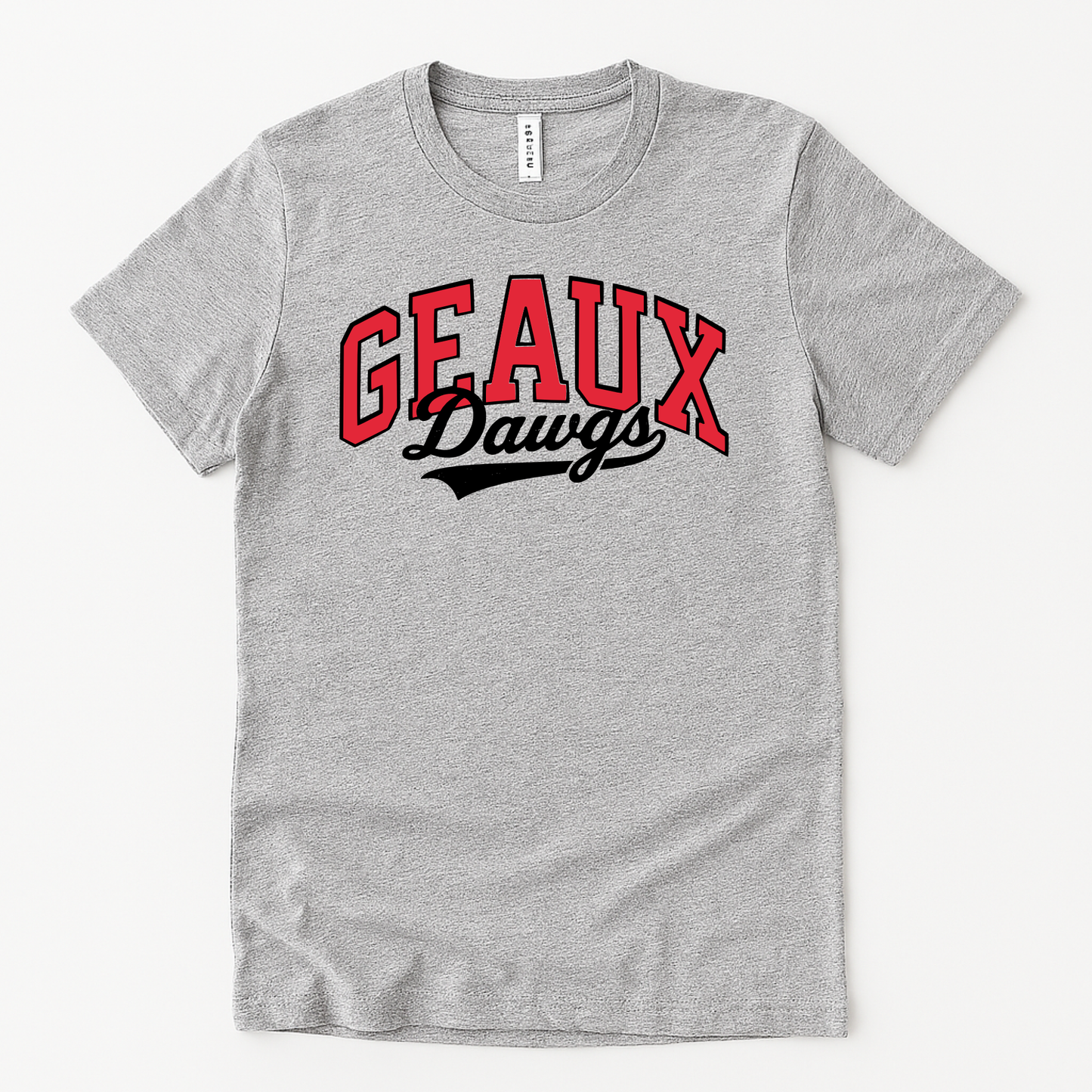 Geaux Dawgs Fontainebleau High spirit shirt flatlay