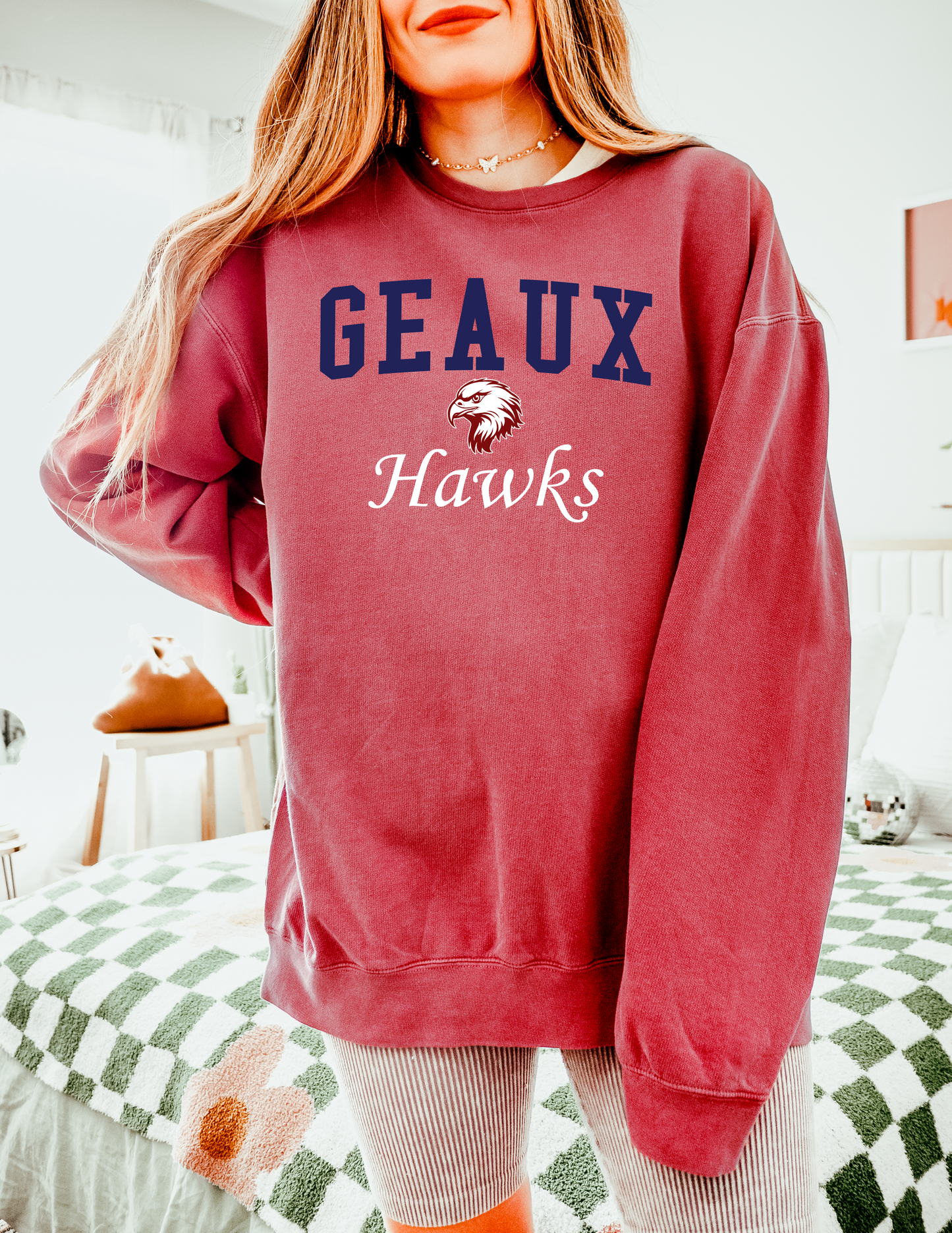 Archbishop Hannan High School Geaux Hawks Sweatshirt