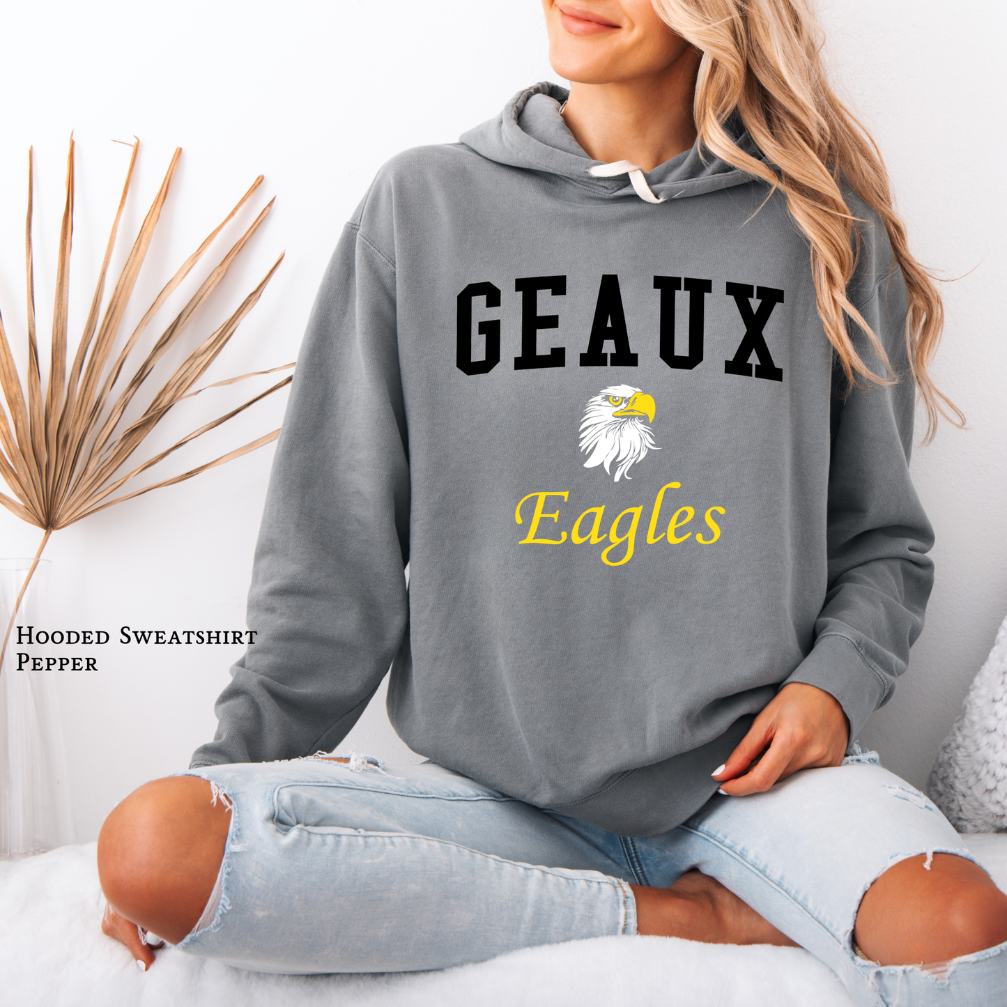 Geaux Eagles | Madisonville Jr. High | MJH | Hooded Sweatshirt | Hoodie