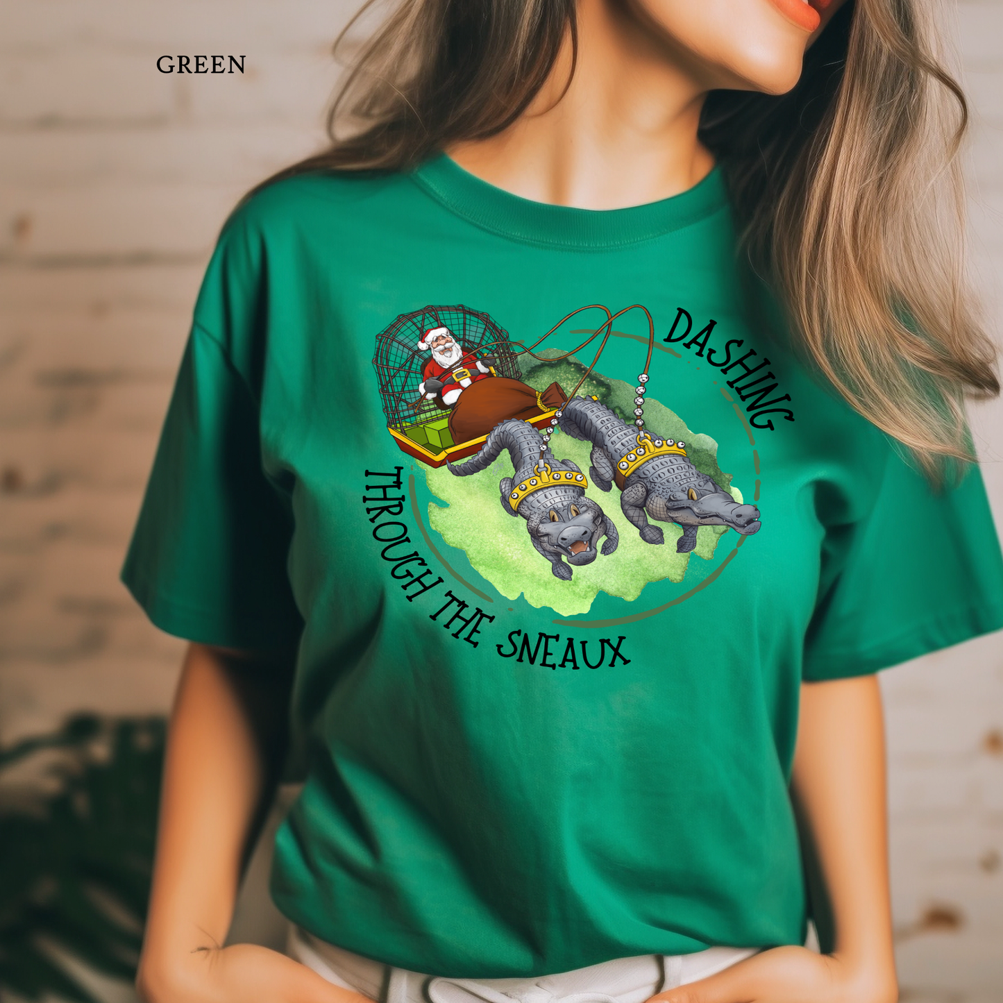 Dashing Through the Sneaux Christmas Tee | Kids & Adults