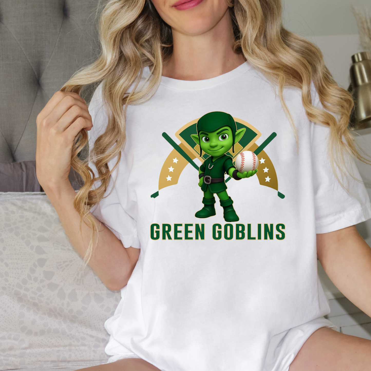 Green Goblins | Baseball | Tee | Add Custom Back