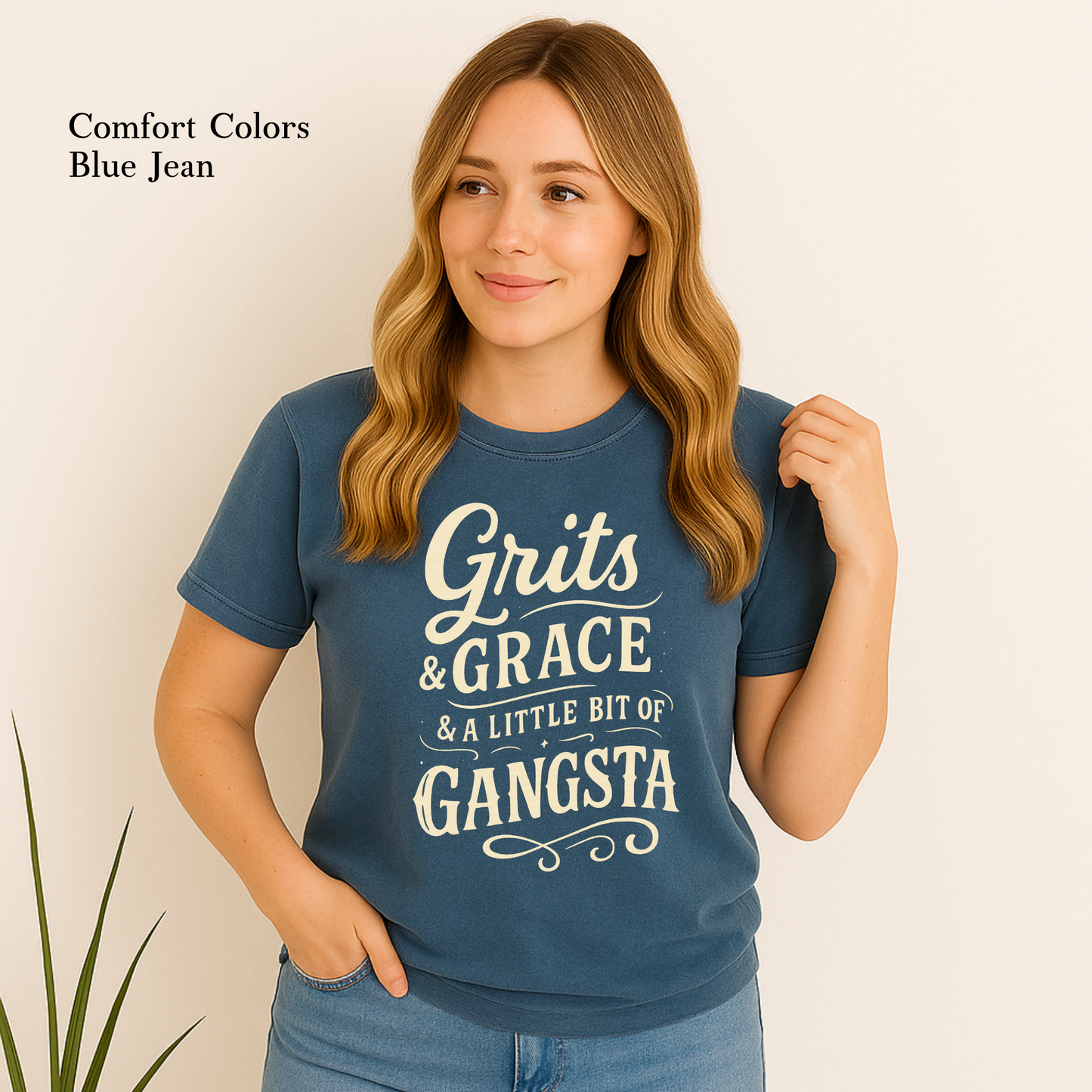Southern Charm shirt Grits, Grace and Gangsta