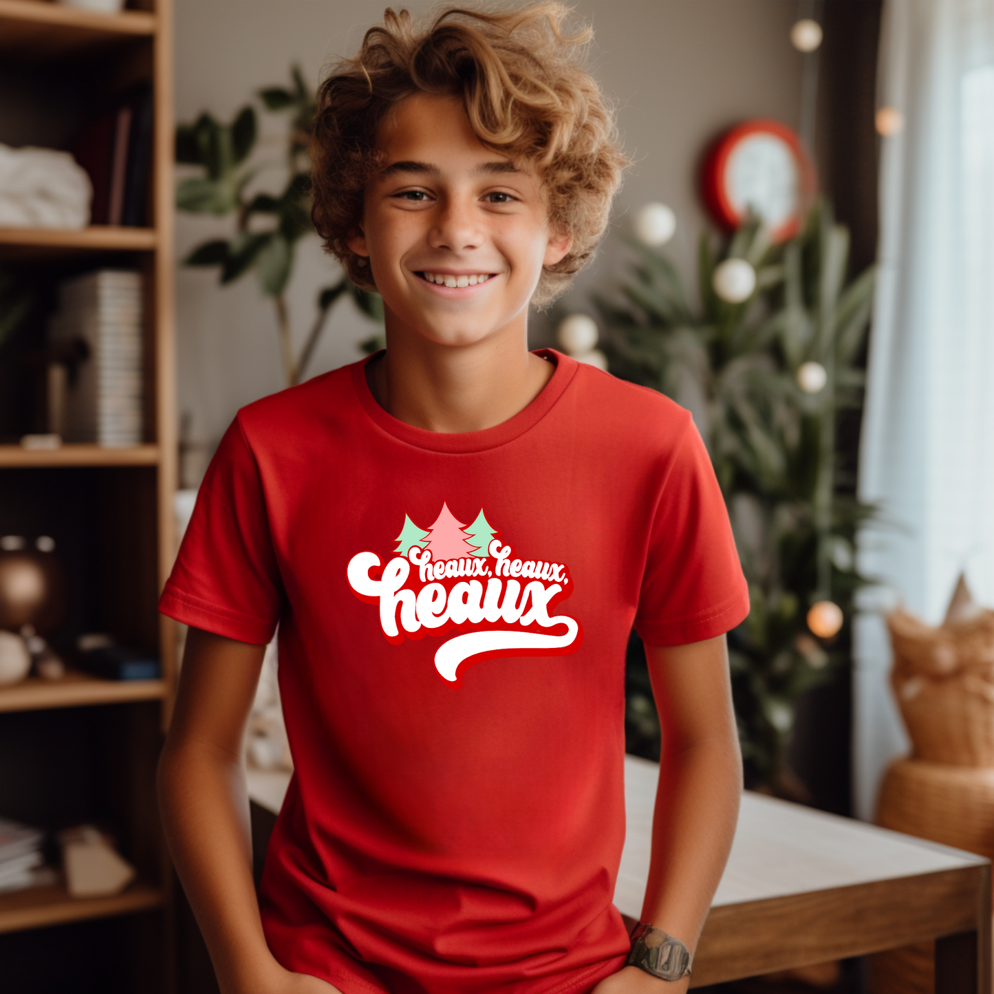 Heaux Heaux Heaux Christmas Tree Tee | Kids & Adults