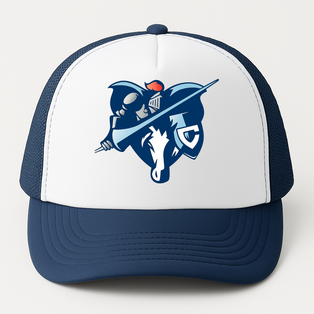 Covington Chargers Mascot - Adjustable Mesh Trucker Hat