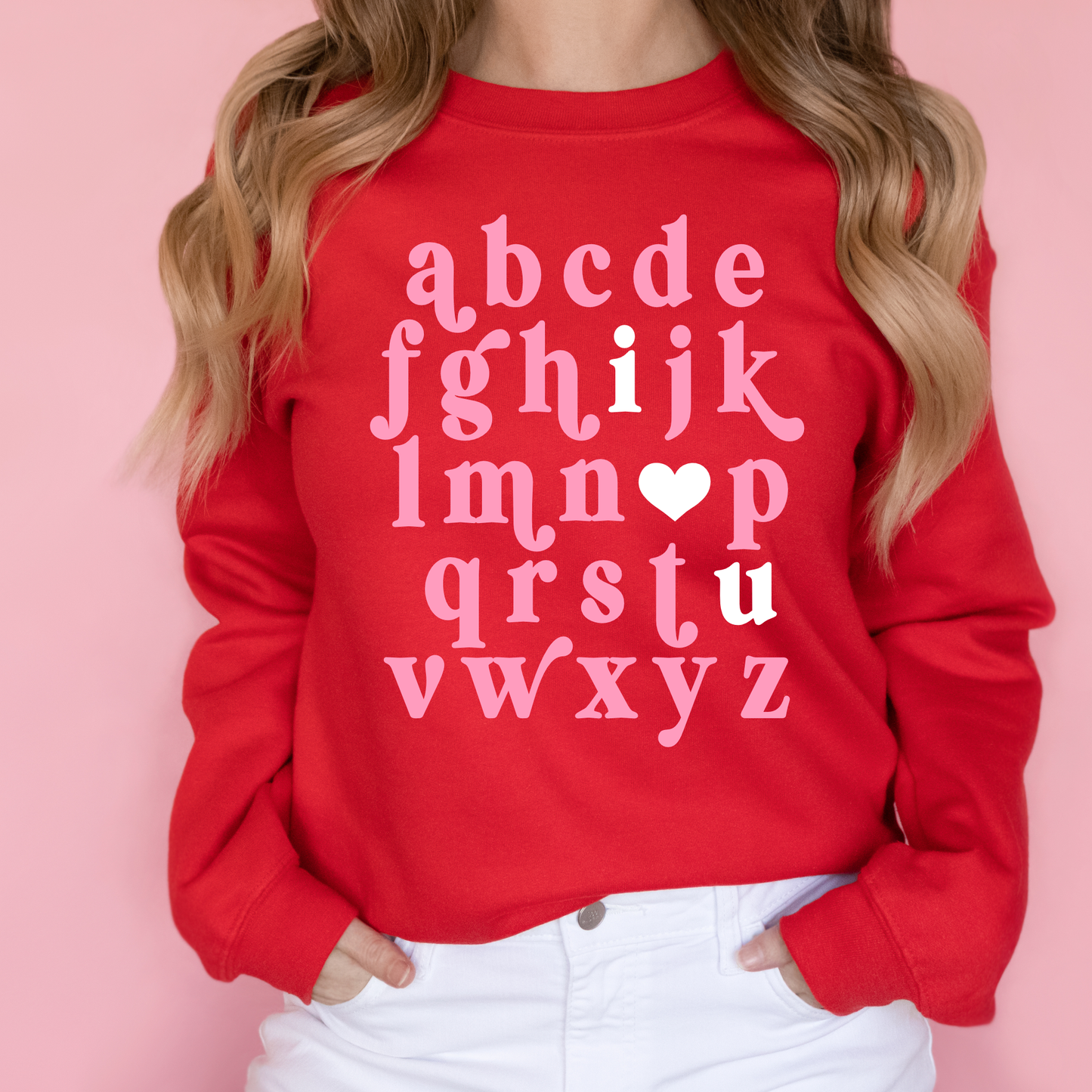 ABC Valentine | I love You | Valentine's Sweatshirt