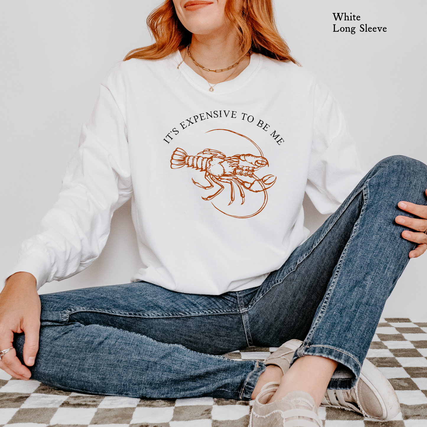 It's Expensive to be Me | Crawfish | Comfort Color Long Sleeve