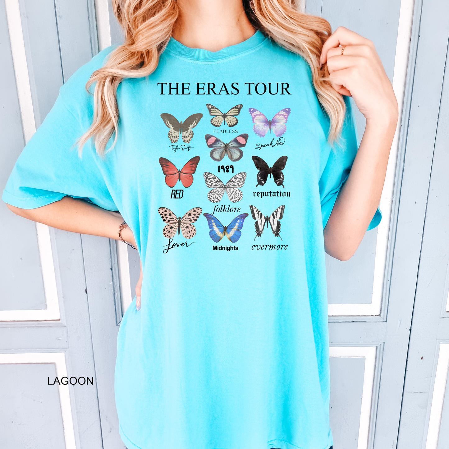The Eras Tour - Taylor's Version - Butterflies - Adult & Youth Comfort Colors Concert Tee