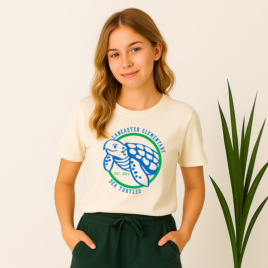 Lancaster Sea Turtle Logo Est. Date T-shirt