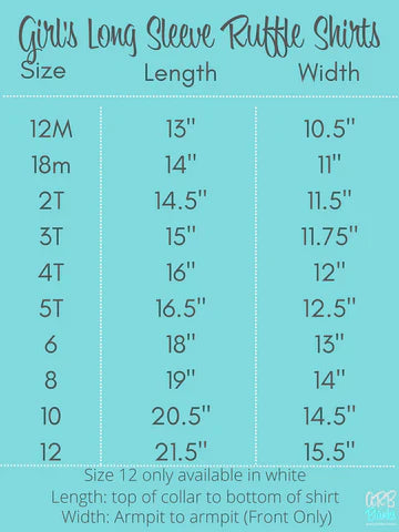 Ruffle Long Sleeve Black Boutique Top | Babies & Kids