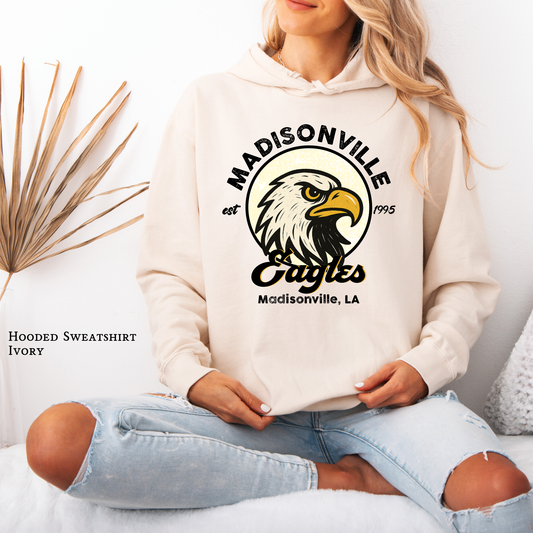 Madisonville Jr. Eagles Hoodie – Vintage Est. 1995 Mascot Sweatshirt