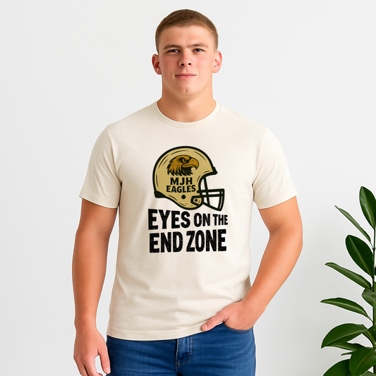 FJH football spirit shirt with helmet design