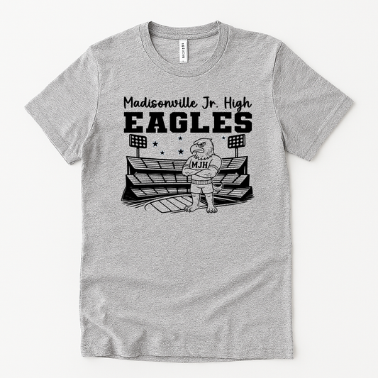 Madisonville Jr. High Eagles shirt with stadium design