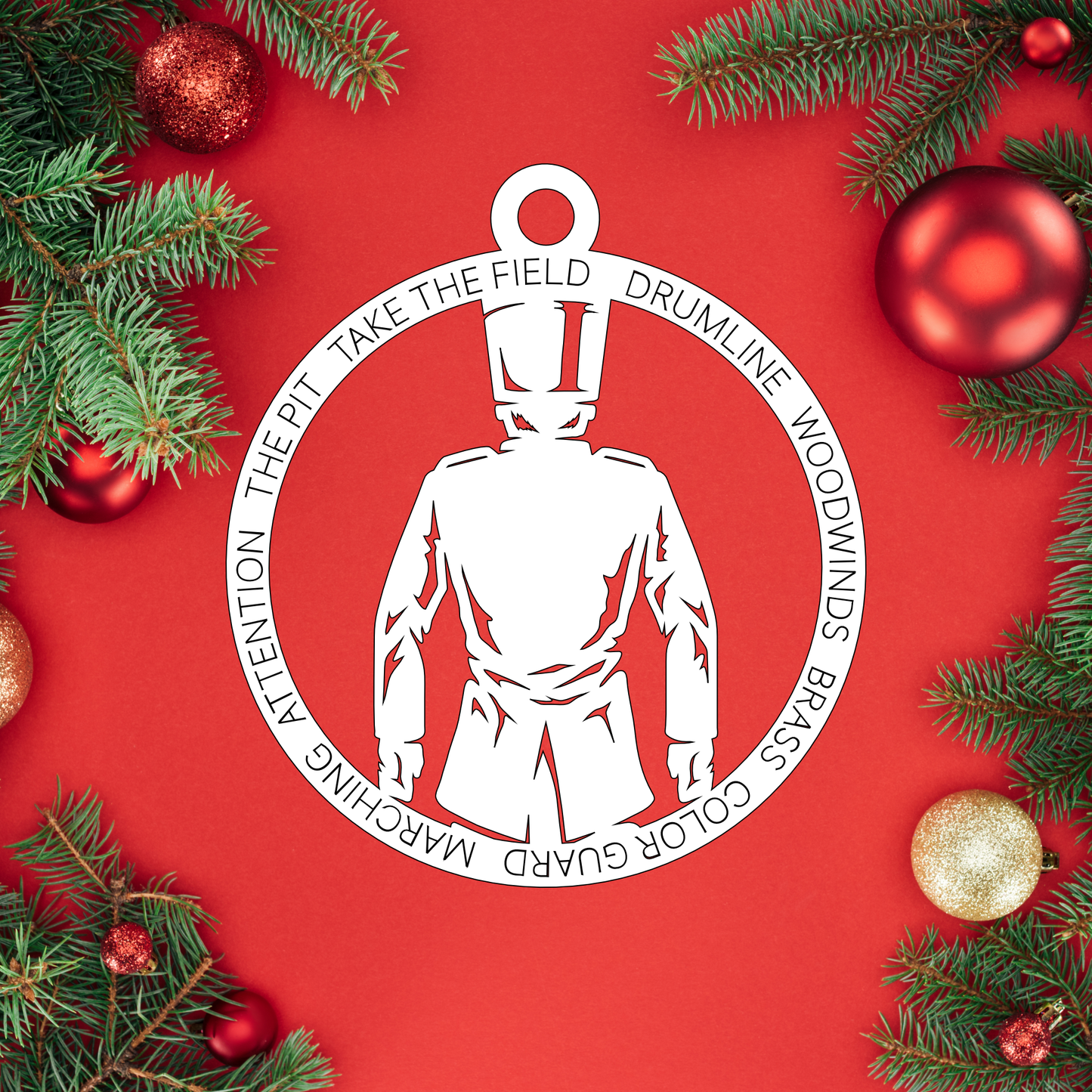 Custom Male Marching Band | Christmas Ornaments