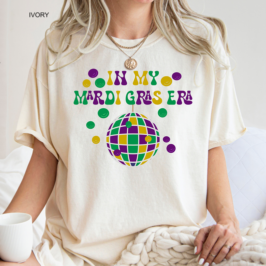 In My Mardi Gras Era | Comfort Color Short Sleeve Graphic Tees | Youth - Adults
