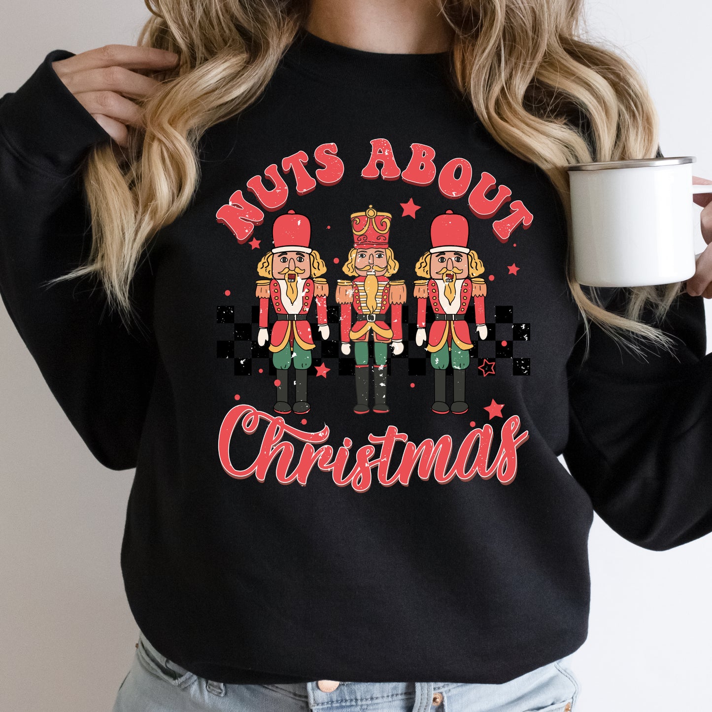 Nuts About Christmas (Distressed)| Christmas Independent Trading Comp. Sweatshirts