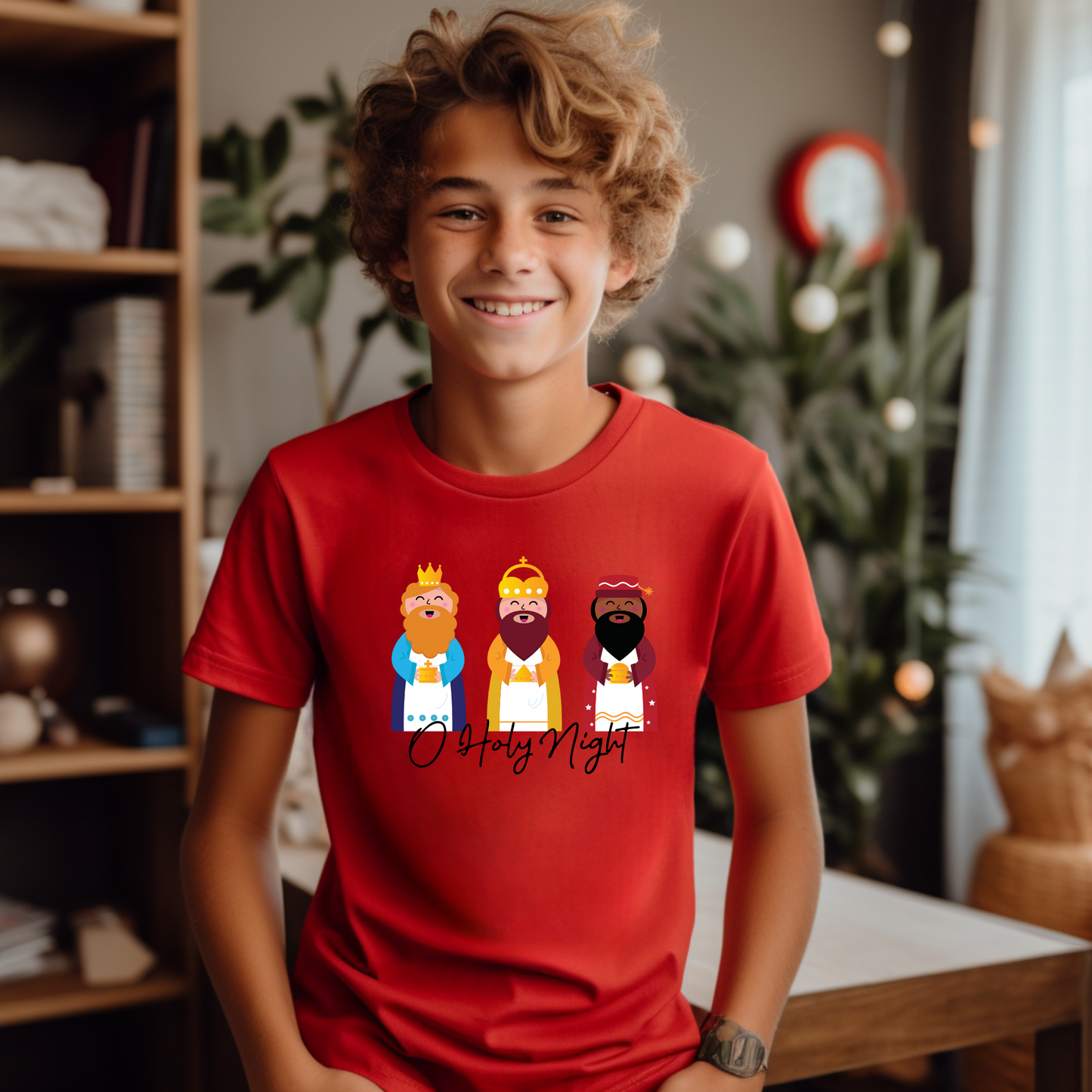 O Holy Night Christmas Tee | Kids & Adults