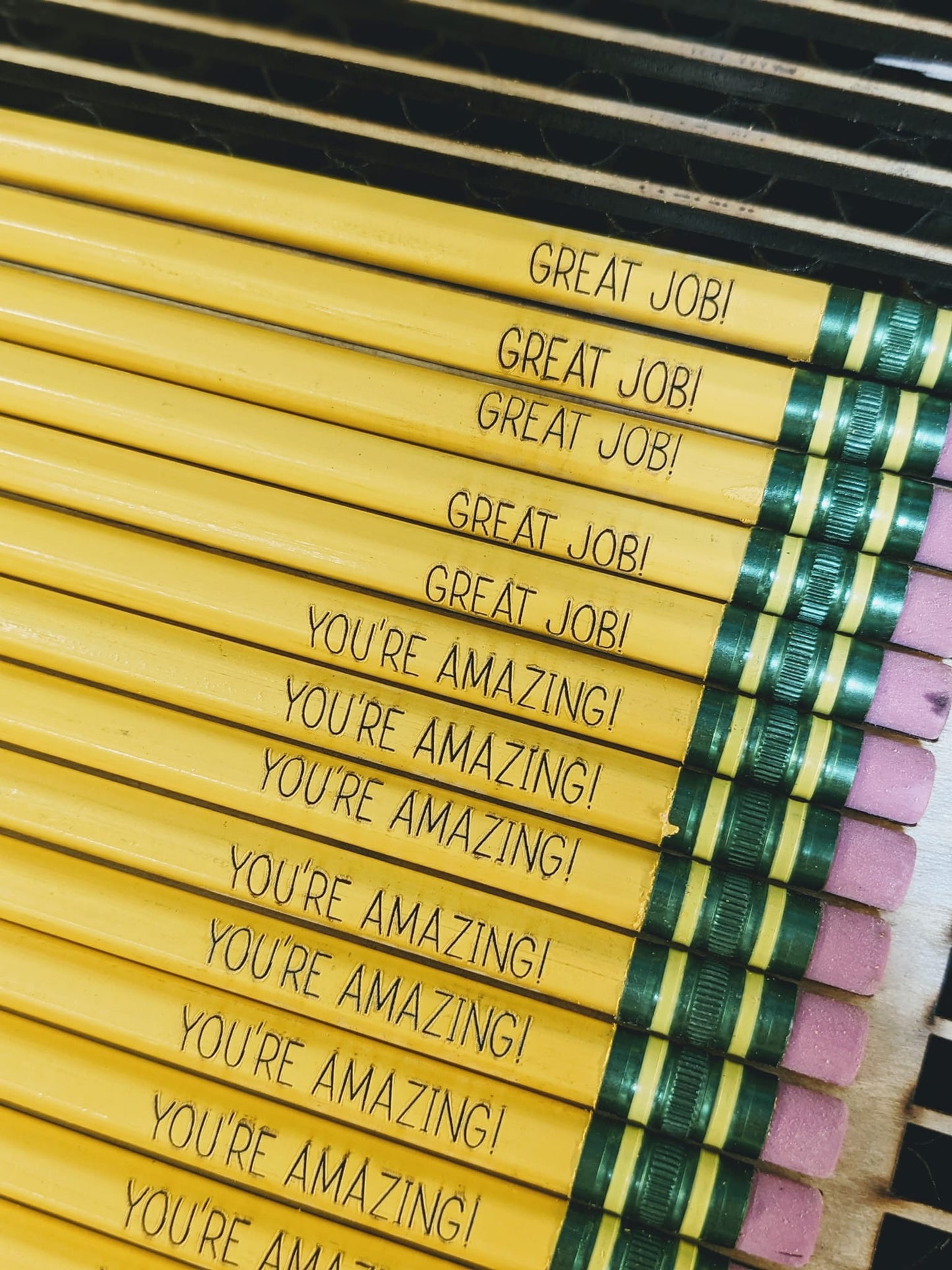 Engraved Positive Pencils