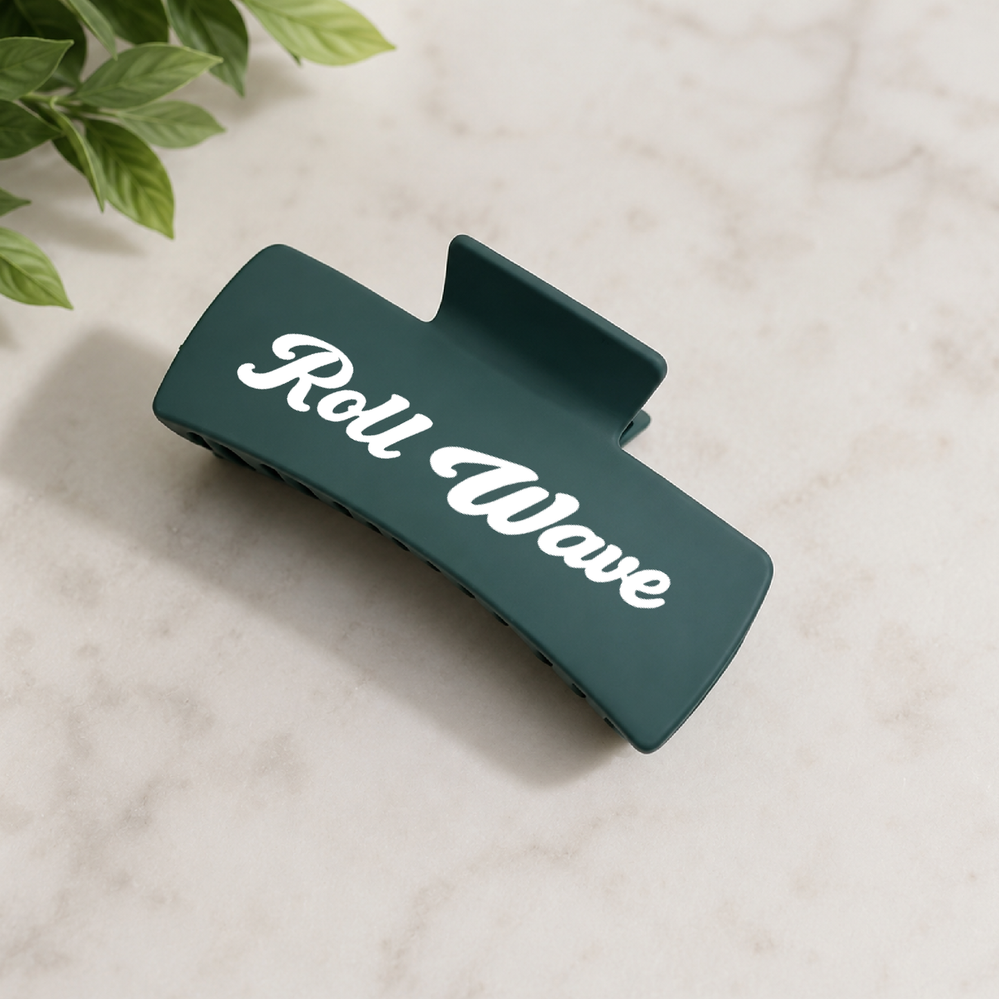 Roll Wave Acrylic Hair Accessory Double Sided Claw Clips (Pre Order)