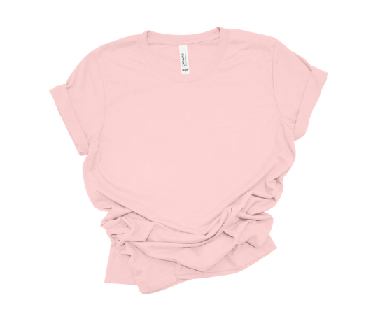 Soft Pink Solid Color Bella & Canvas Tees | ADULT | 3001