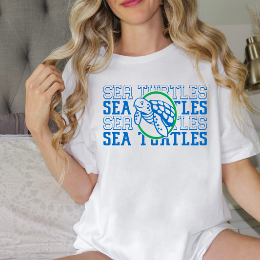 Sea Turtles Mascot Tshirt - Lancaster