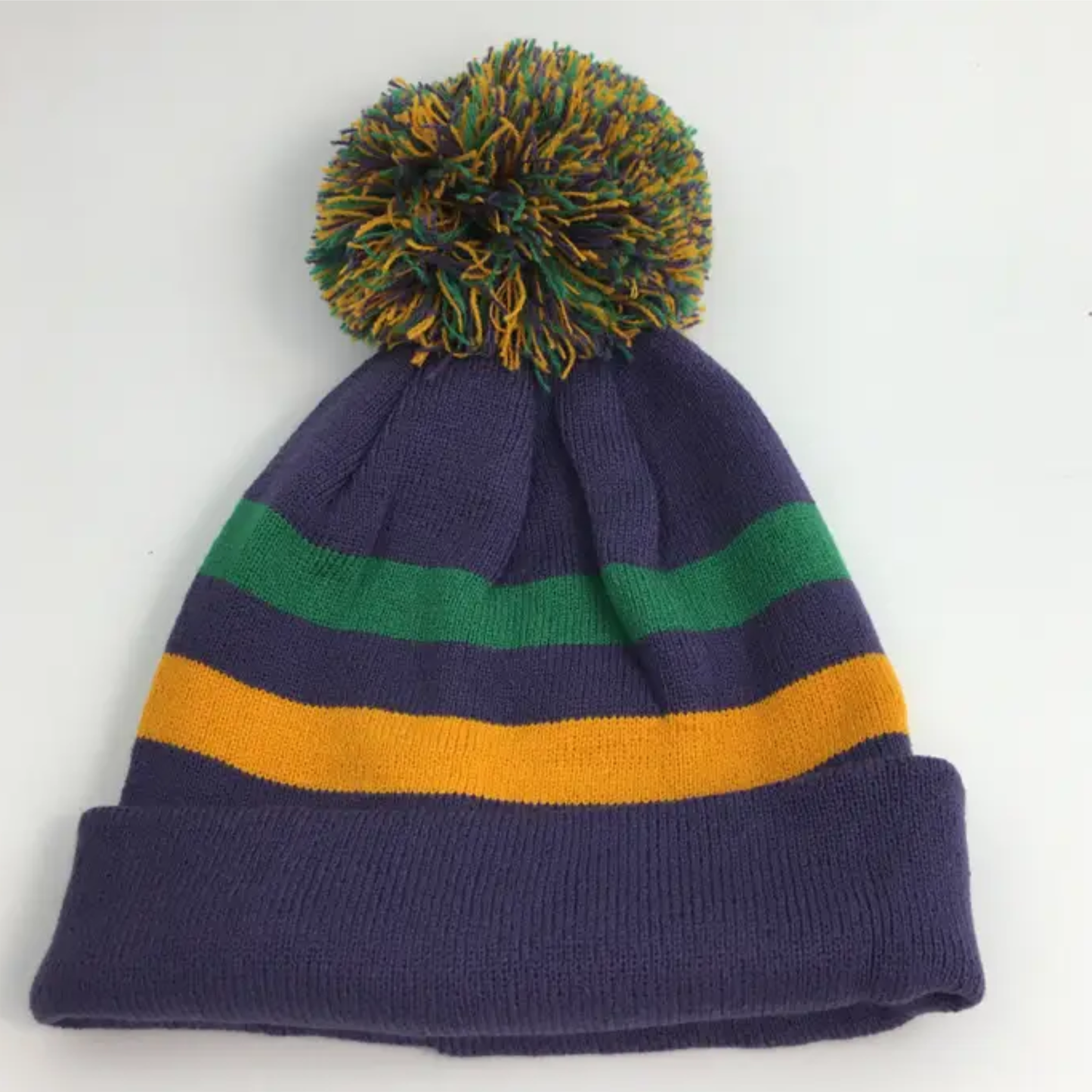 Stripped Beanie | Mardi Gras | Unisex | Carnival Season