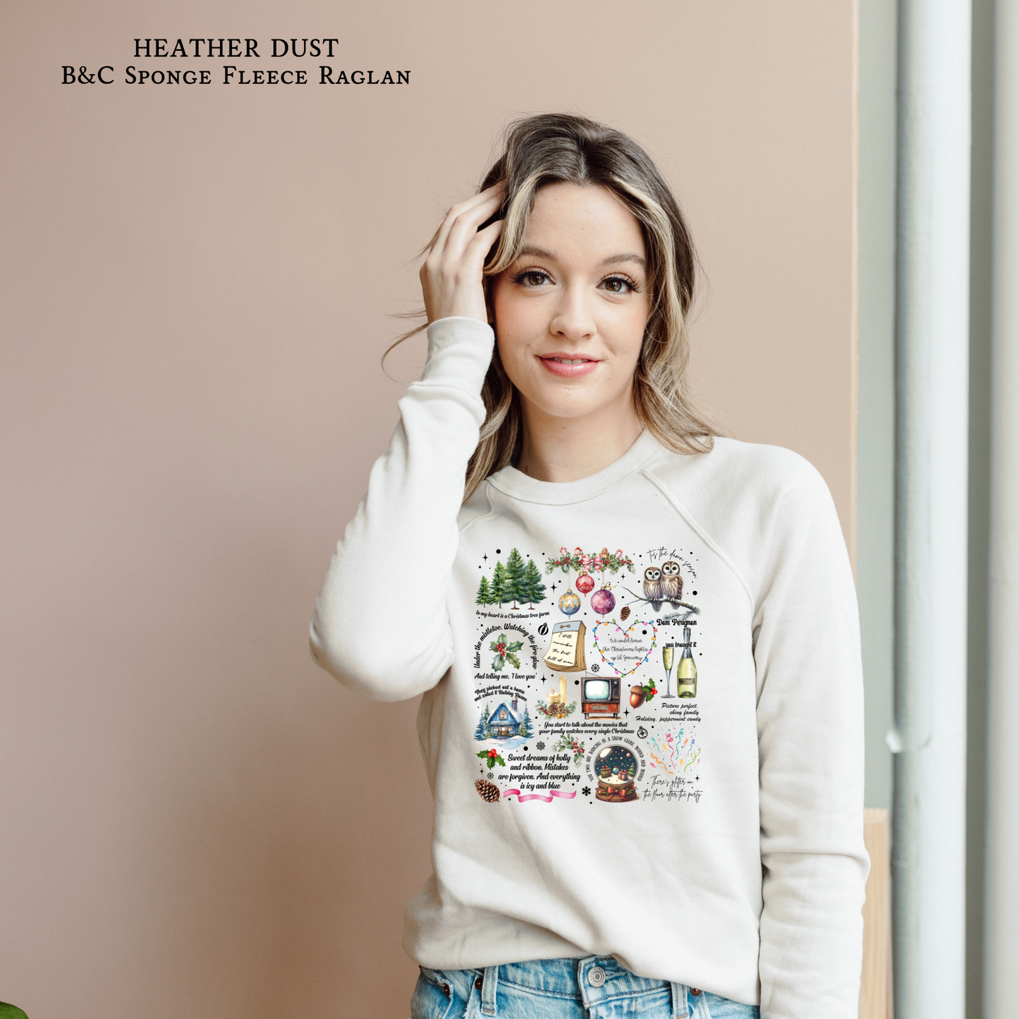 Swiftmas Song Lyrics | Christmas Sweatshirt | Taylor | Swiftie | Raglan Sweatshirt | Holiday