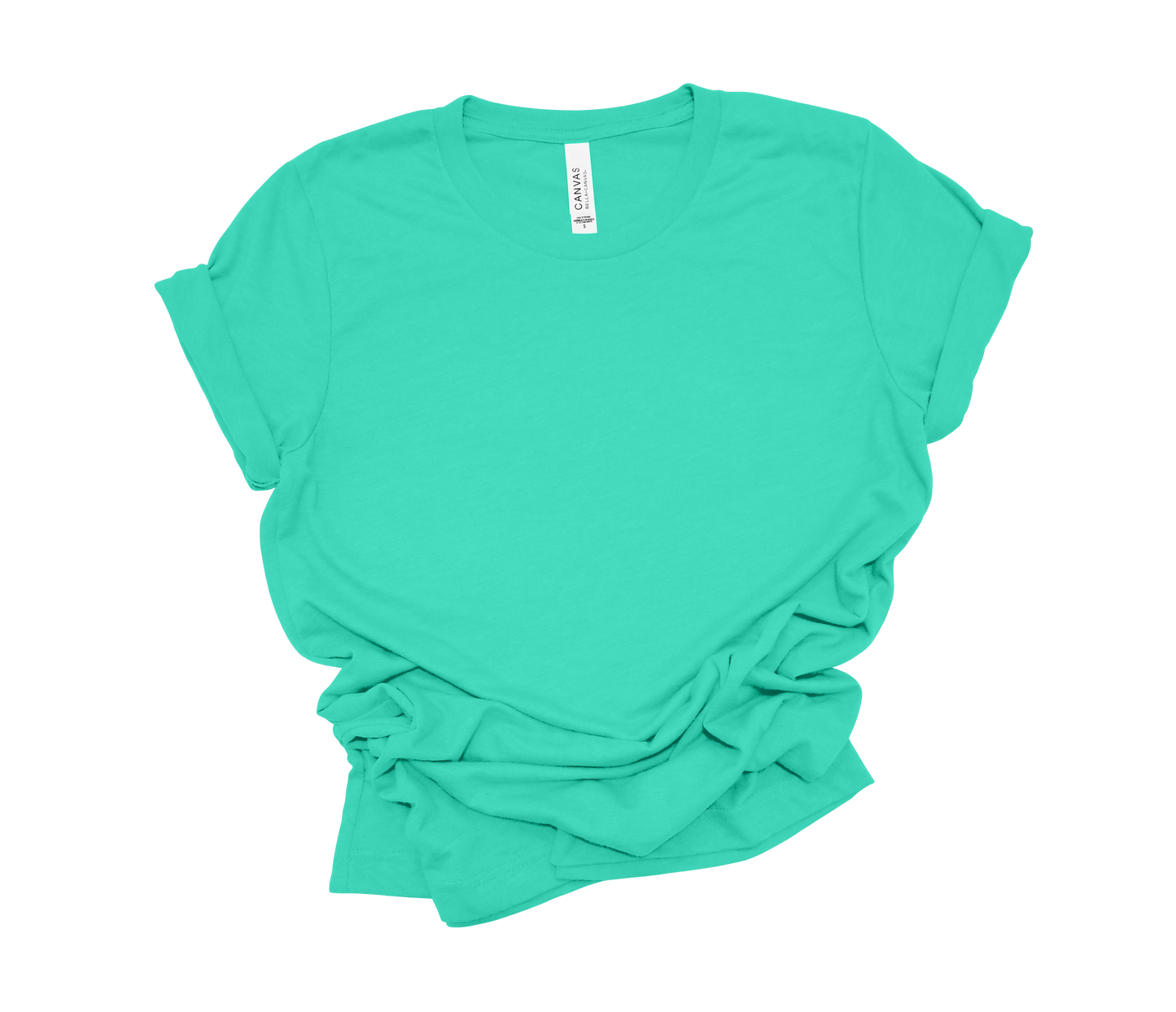Teal Solid Color Bella & Canvas Tees | ADULT | 3001