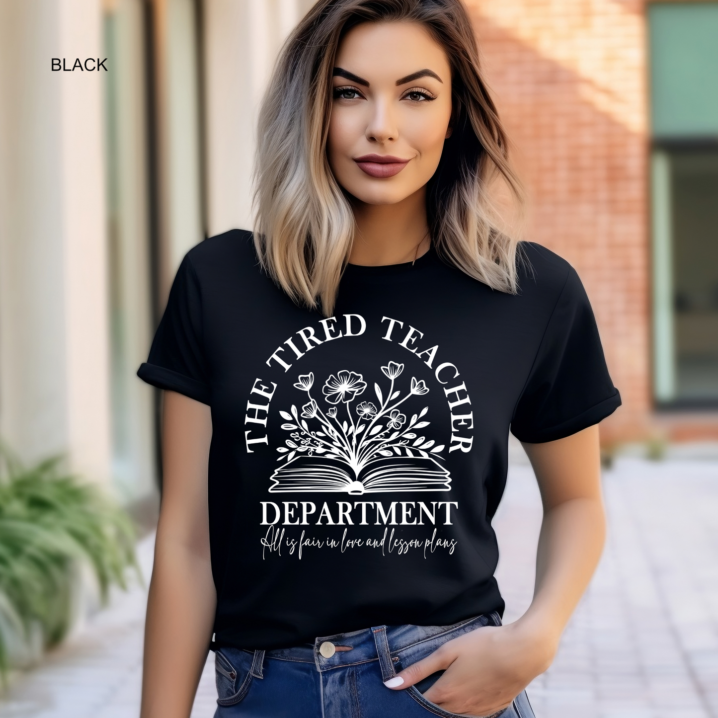 Tired Teacher Department Book | Teacher Tee