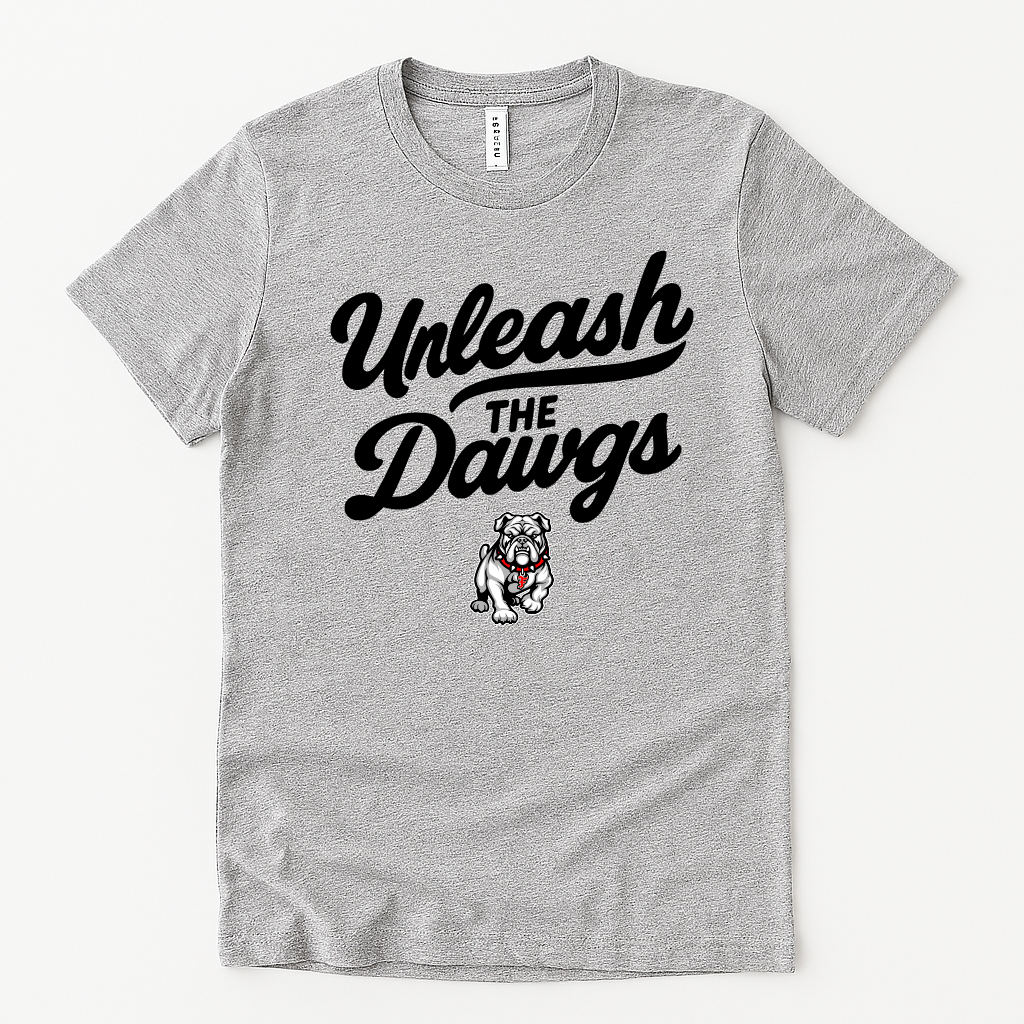 Unleash the Dawgs Shirt – Fontainebleau High Bulldogs Spirit Tee