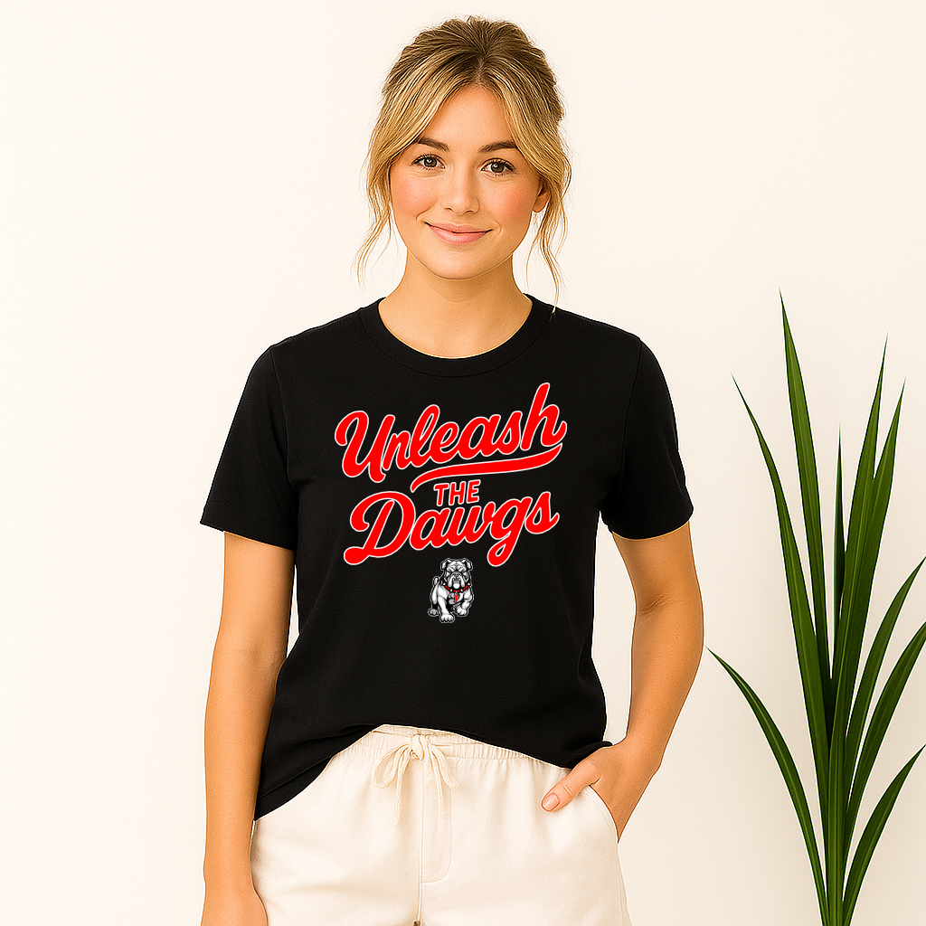 Unleash the Dawgs Shirt – Fontainebleau High Bulldogs Spirit Tee