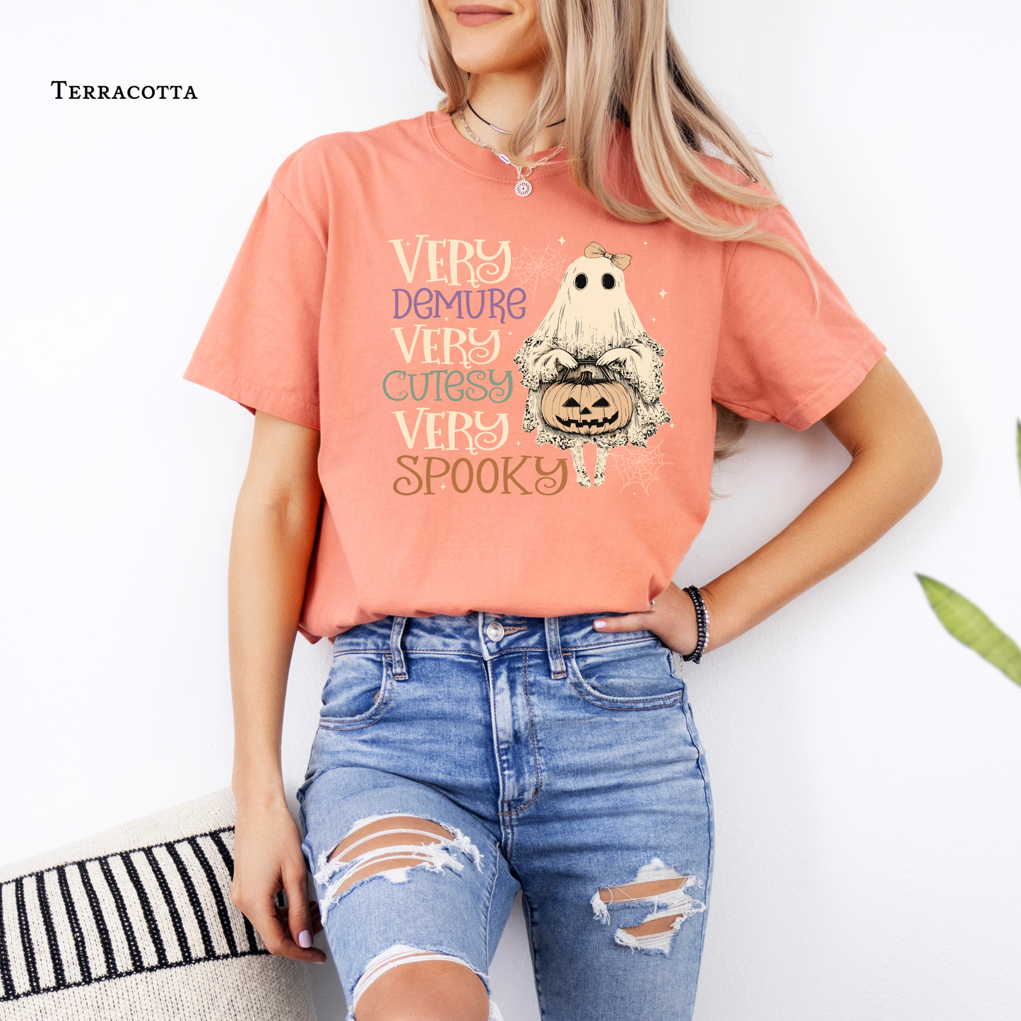 Very Demure, Very Cutesy, Very Spooky | Funny Halloween Graphic Tee