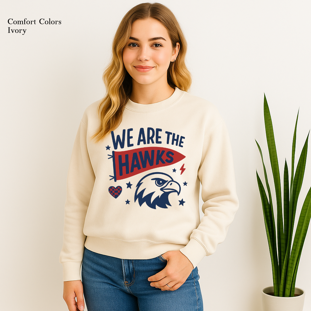 We Are the Hawks Sweatshirt – Archbishop Hannan High School Spiritwear