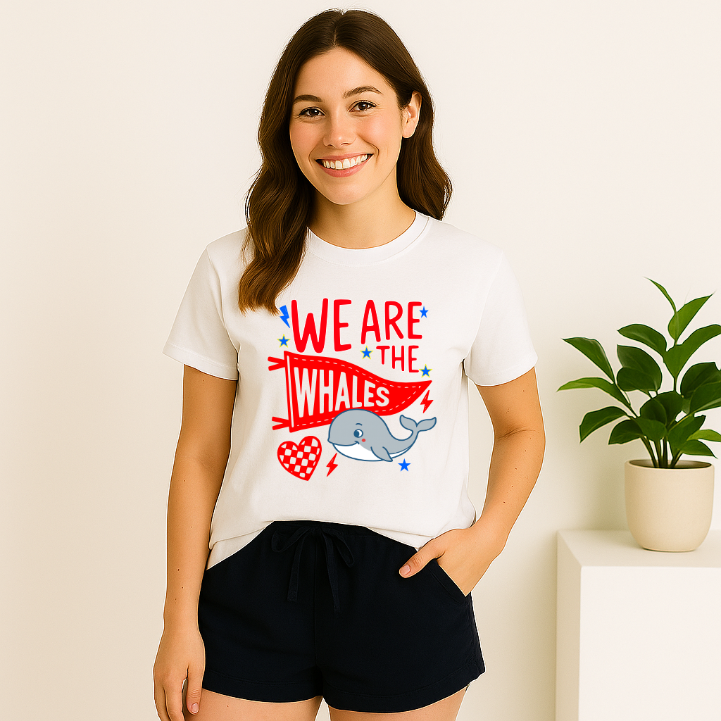 Mandeville Elementary We Are the Whales Spirit T-shirt