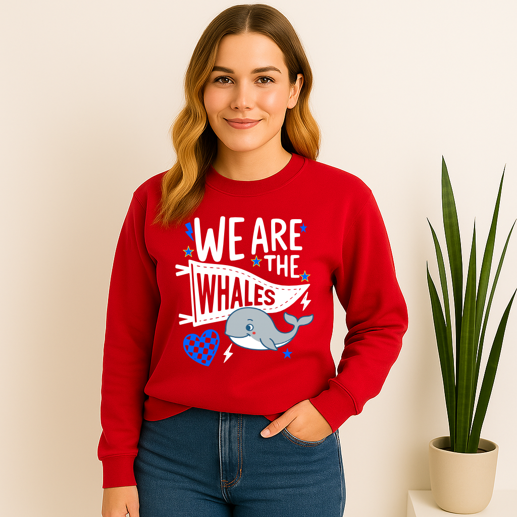 We Are the Whales Mandeville Elementary Spirit Sweatshirt