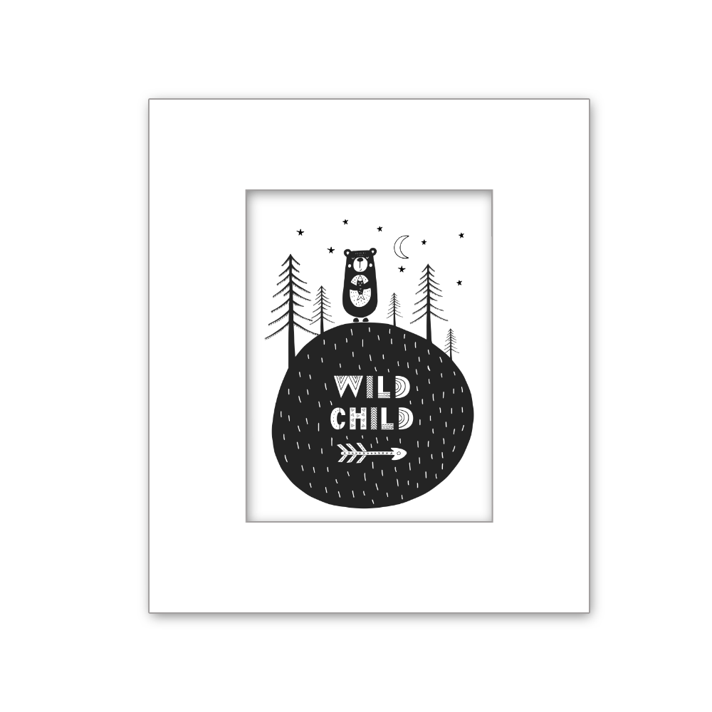 Bear | Wild Child | Printed Art 8 * 10