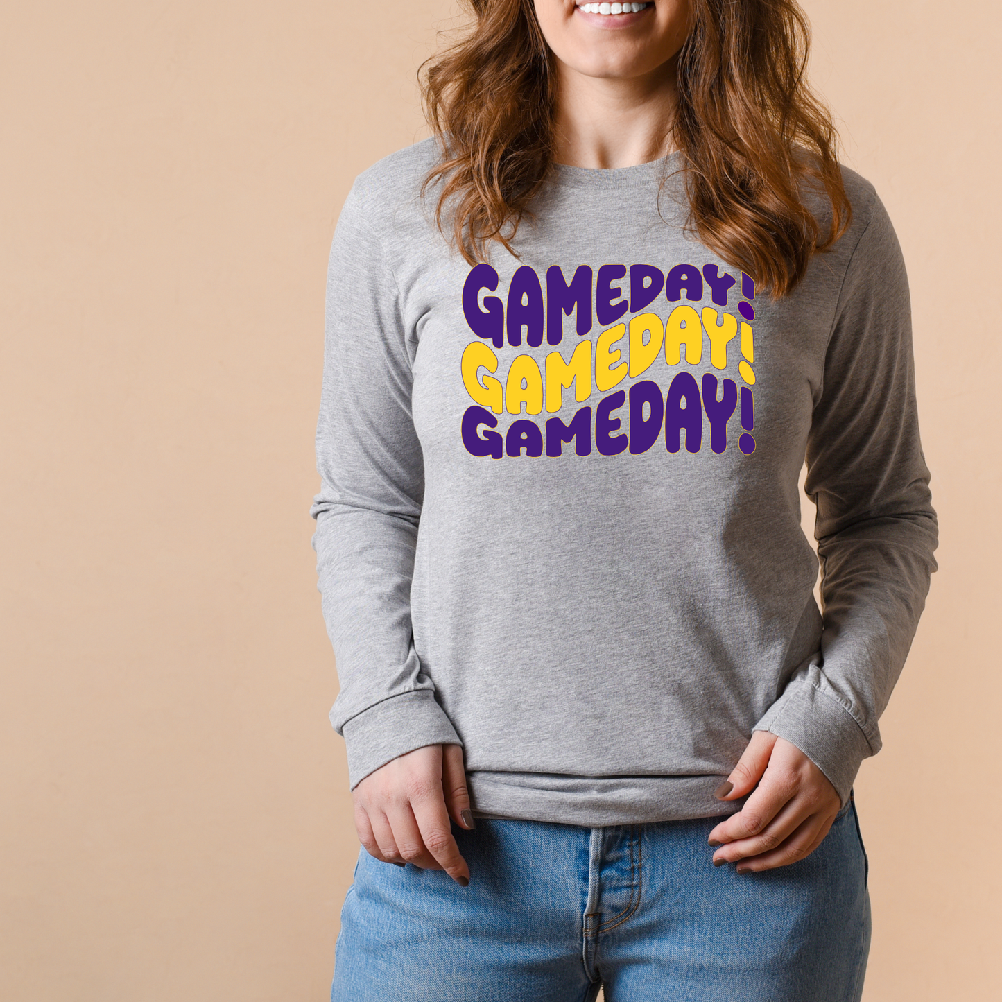 Groovy LSU GAME DAY T-shirt (Short & Long Sleeve)